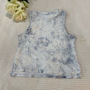 Lululemon Athletica Blue-Gray Muscle Tee